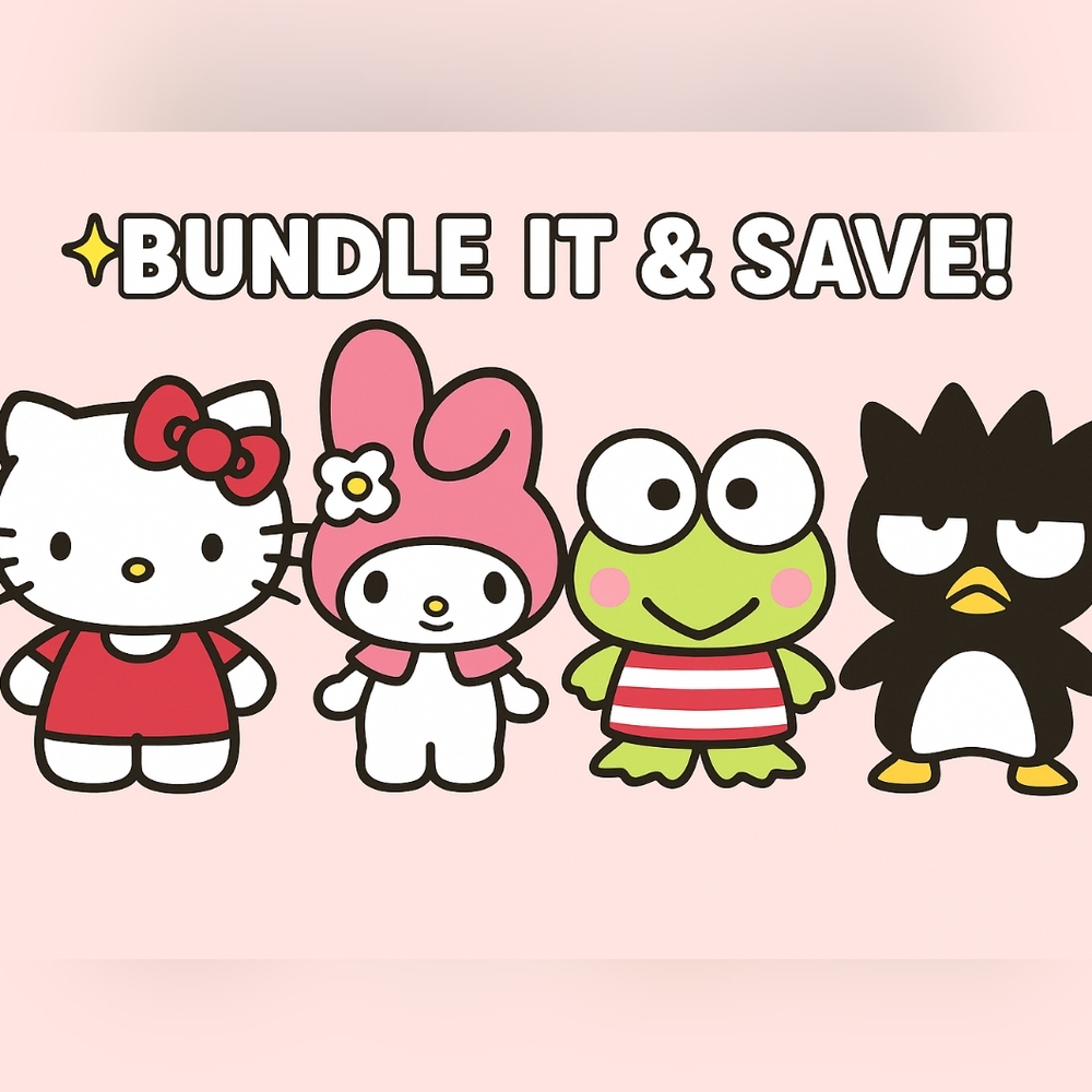 Hello KITTY and Friends 3 Different Stationary Sets (Pens, Pencil Case, Etc)